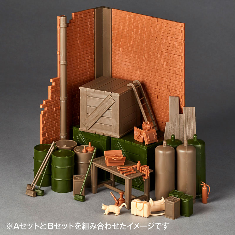 ARTPLA Girls und Panzer das Finale Garage Set [B]