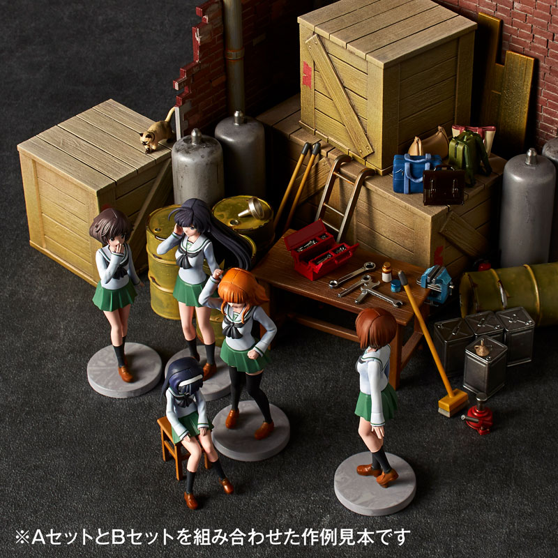 ARTPLA Girls und Panzer das Finale Garage Set [B]