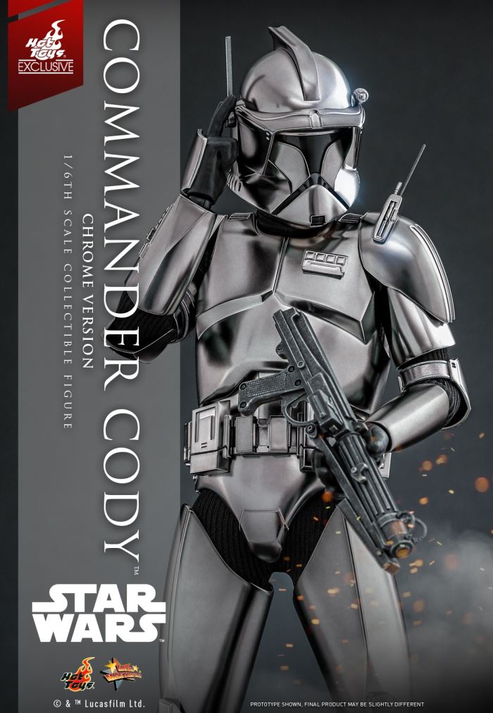 STAR WARS: EPISODE III REVENGE OF THE SITH COMMANDER CODY (CHROME VER) 1/6