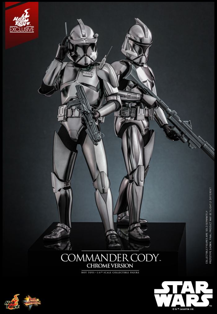 STAR WARS: EPISODE III REVENGE OF THE SITH COMMANDER CODY (CHROME VER) 1/6