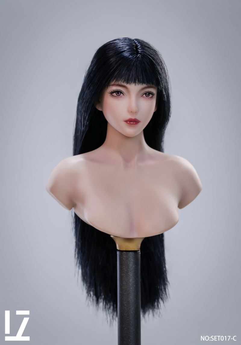 female head sculpture [SET017] 1/6