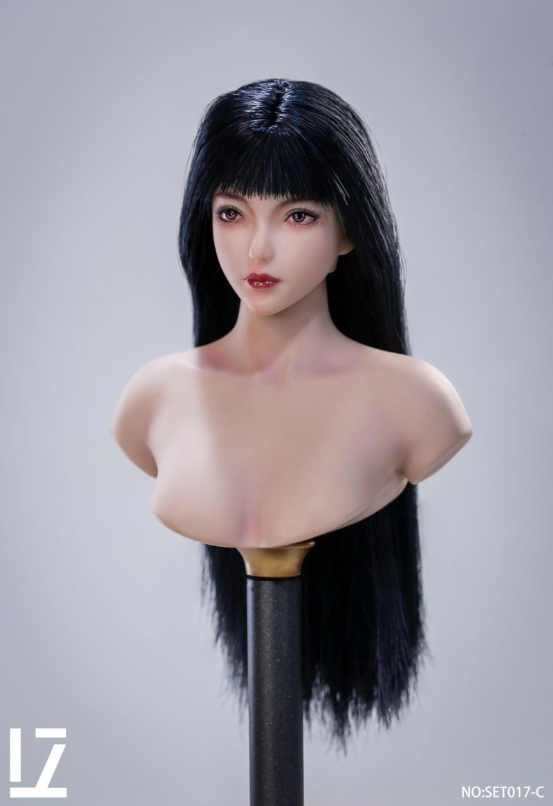 female head sculpture [SET017] 1/6