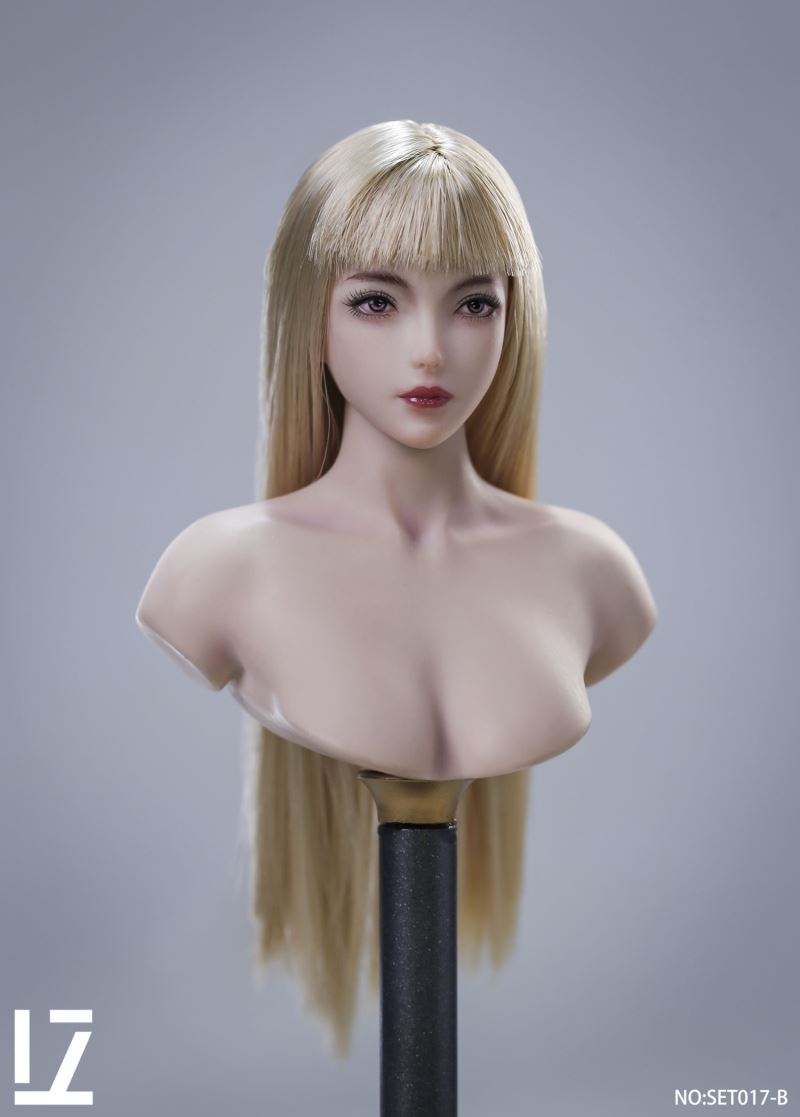 female head sculpture [SET017] 1/6
