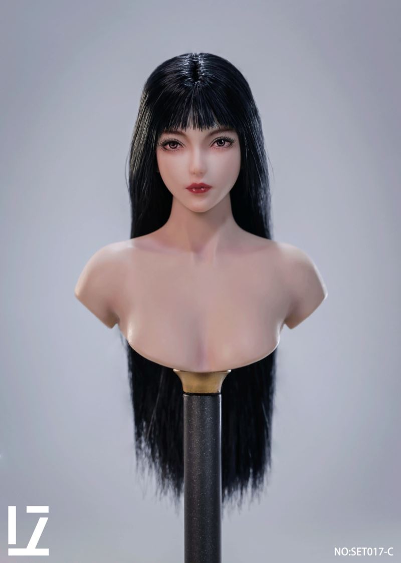 female head sculpture [SET017] 1/6