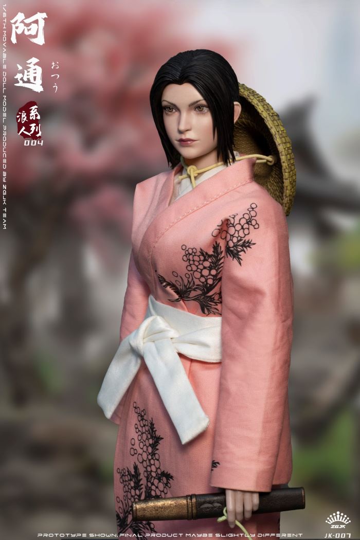 Ronin series-Atong female Ronin movable doll [JK-007] 1/6