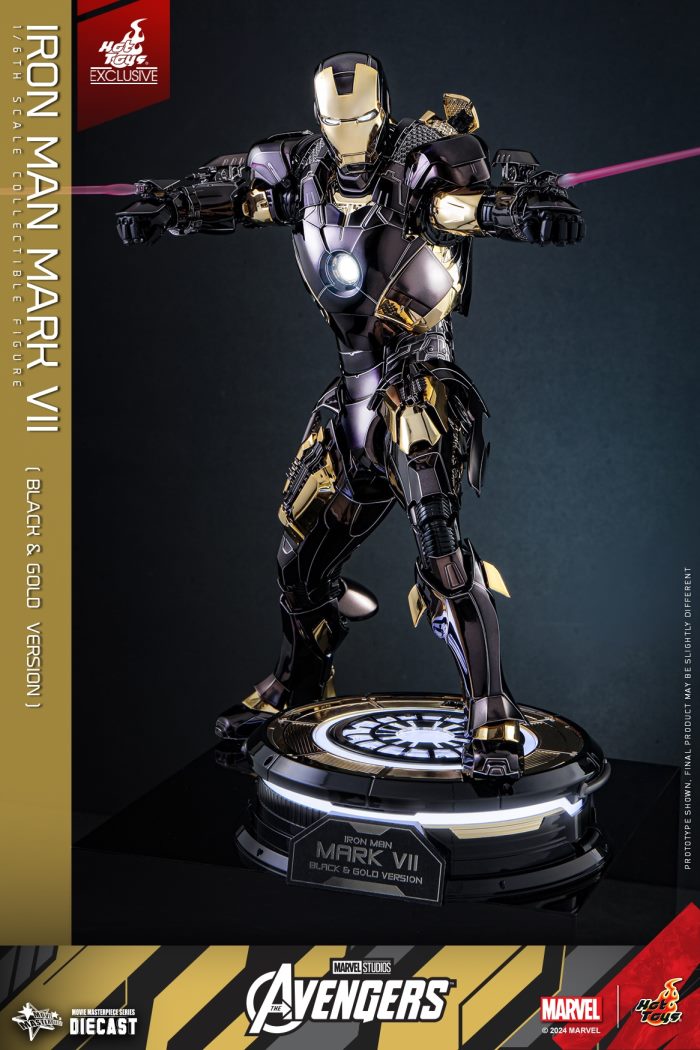 Iron Man Mark 7 (Black and Gold Electroplating Color Version) 1/6