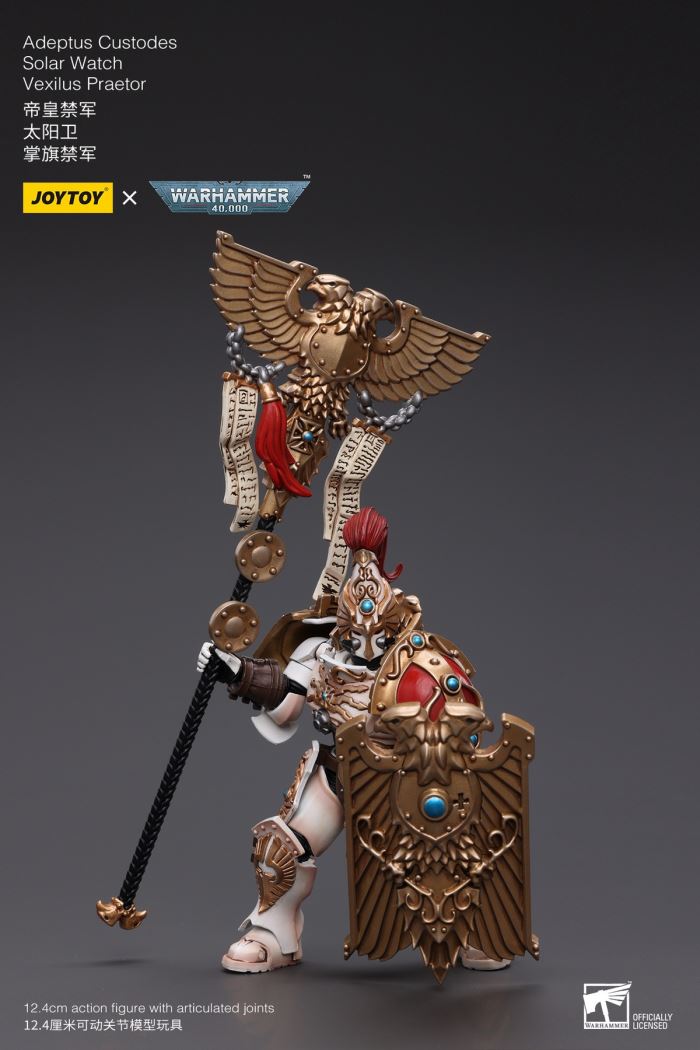 Emperor's Custodes Sun Guard - Guardian Spear Guard/Banner Guard/Sentinel Blade and Guard Shield Guard 1/18