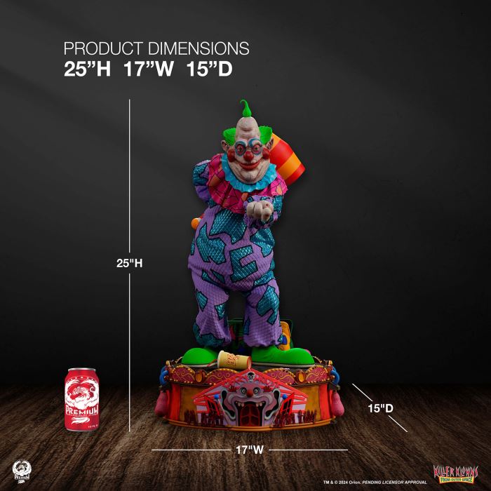 JUMBO THE KILLER KLOWN FROM OUTER SPACE 1/4