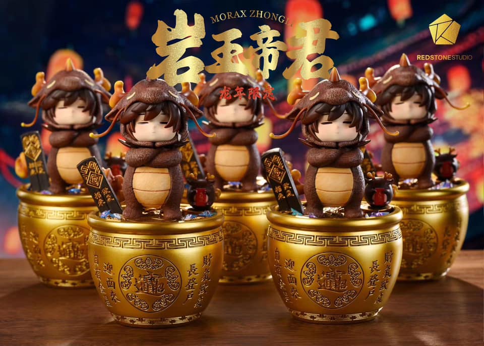 Lucky Little Zhongli - Genshin Impact 