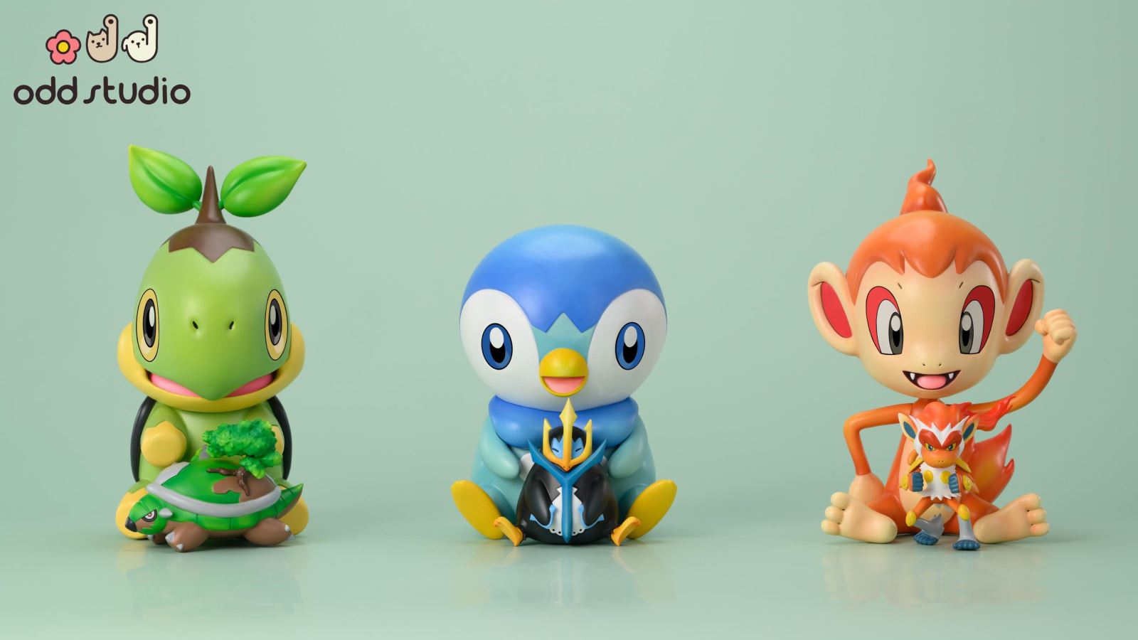 Chibi Ver. Sinnoh Starter Pokemon