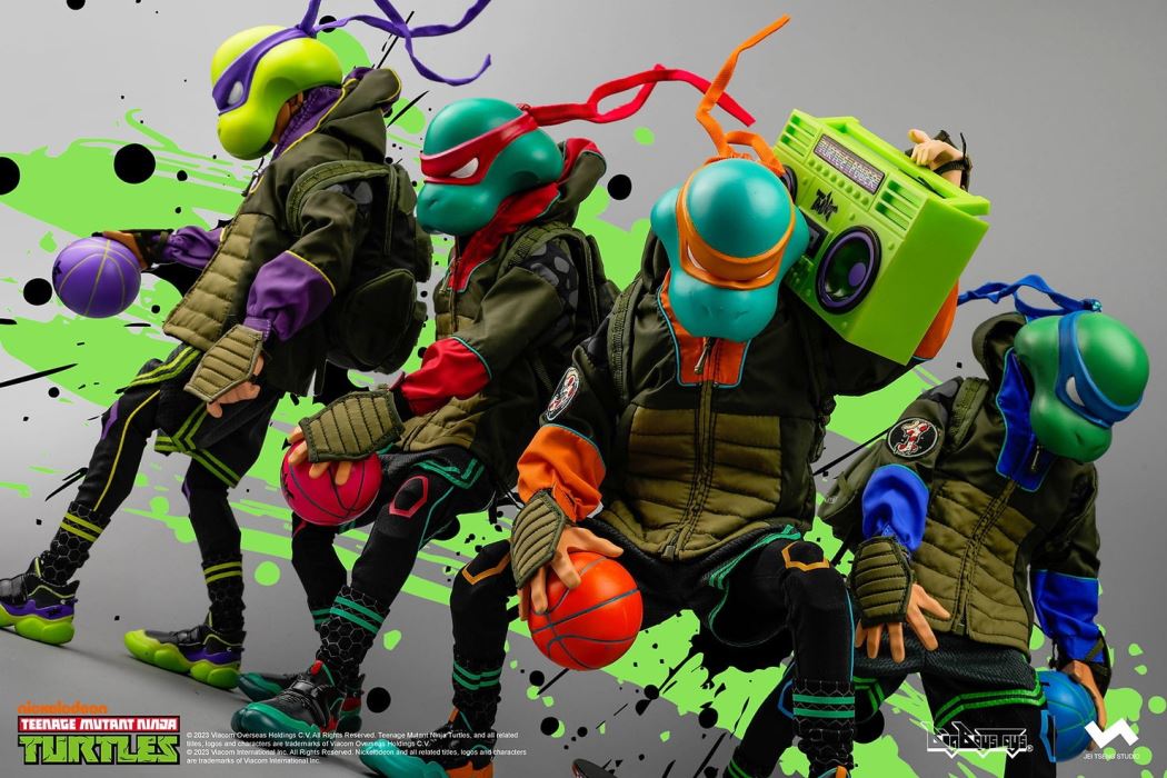 Teenage Mutant Ninja Turtles-Leonardo/Michelangelo/Laelle/Donatello 1/6