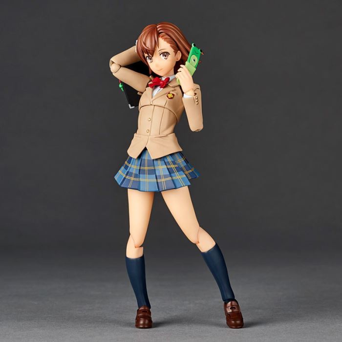Revoltech Amazing Yamaguchi Toaru Kagaku no Railgun Mikoto Misaka Winter Uniform Ver