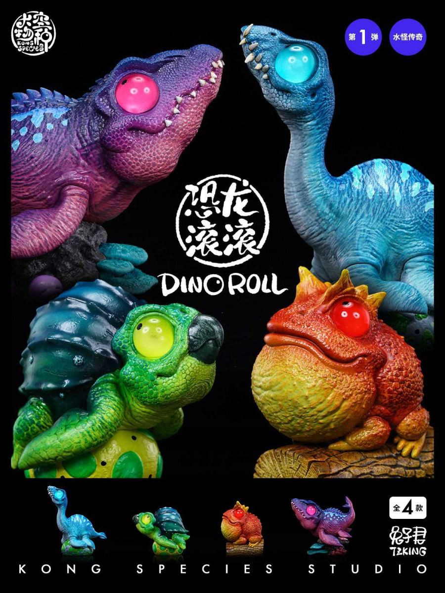 Dino Roll Sea Monster 001 – Original Design Statue