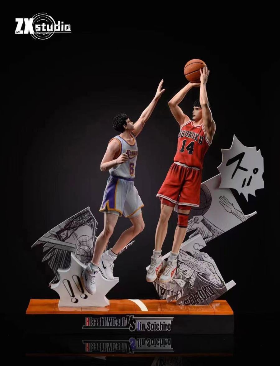 Hisashi Mitsui vs Soichiro Jin / Minoru Matsumoto - SLAM DUNK