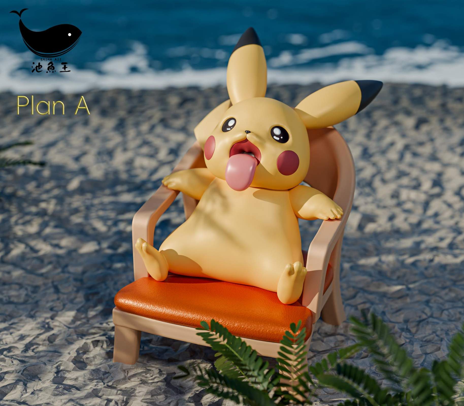 Summer Pikachu - Pokemon