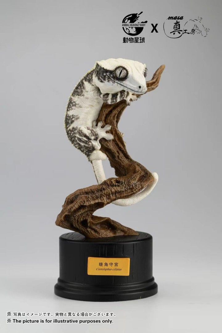 Realistic Series Lily White Gecko Arboreal Stance