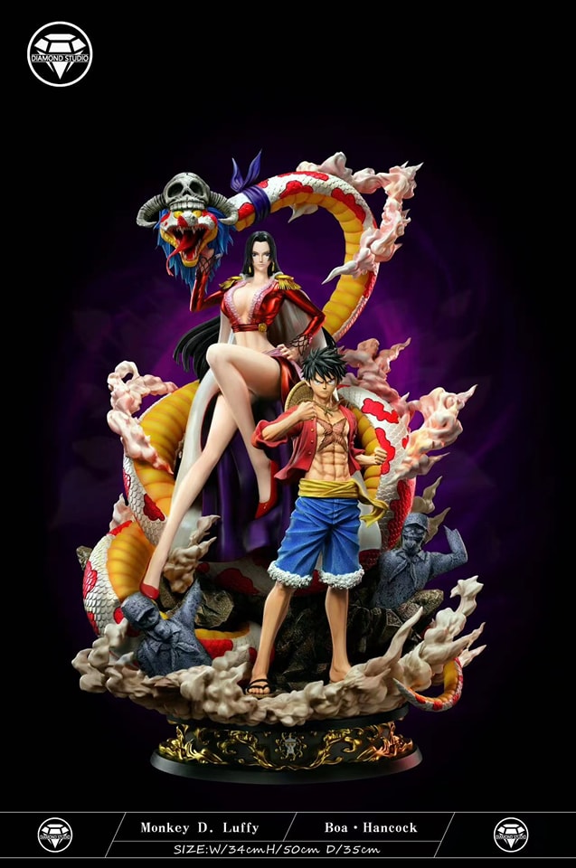 Luffy & Empress Boa Hancock - One Piece