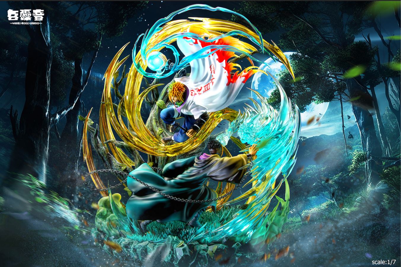 Minato Namikaze vs Uchiha Obito