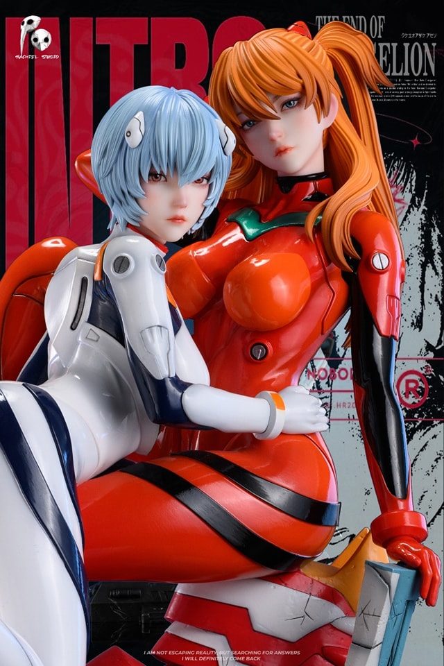 Rei Ayanami & Asuka - Neon Genesis Evangelion 1/4
