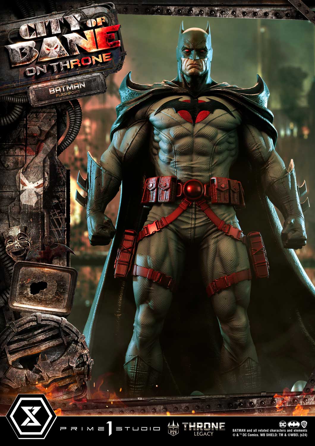 Batman (Comics) City of Bane  Flashpoint Batman (Concept design by Carlos D'Anda)