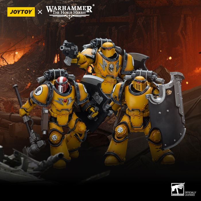 Imperial Fist-First Warrior Sigismund/MK3 Siege Team 1/18