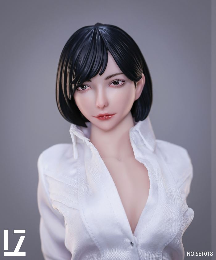 Enlightenment Teacher Female Head Sculpture 1/6