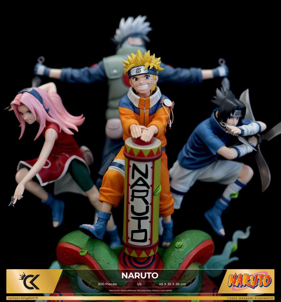 Kakashi & Naruto & Sasuke & Sakura 1/6 [Licensed]
