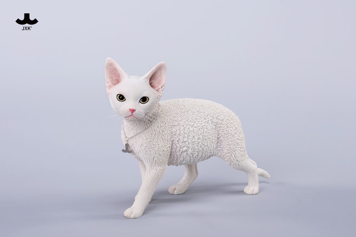 Devon Rex Cat Figurine V3 1/3