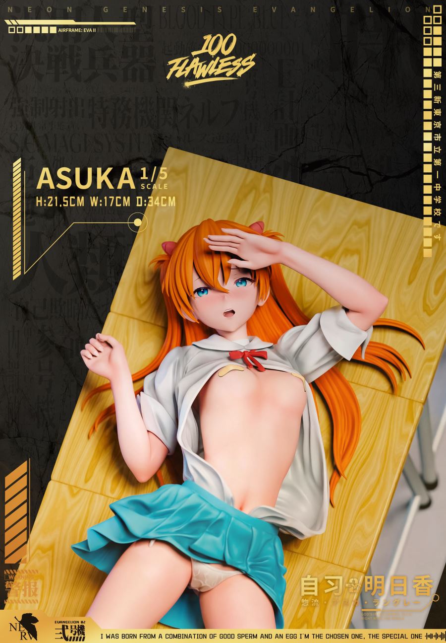 Asuka in the classroom - Neon Genesis Evangelion 1/5