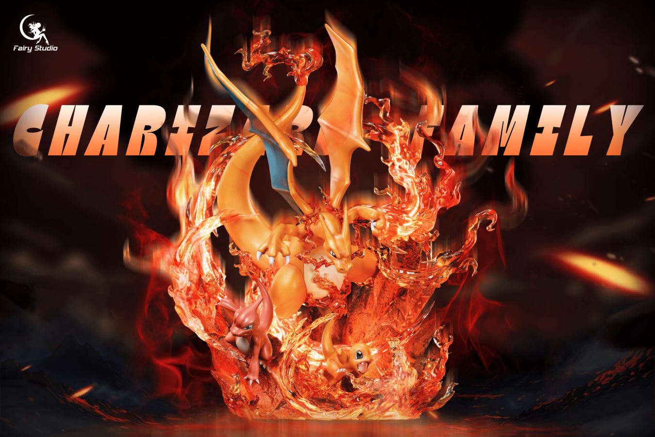 Charizard family - Pokemon