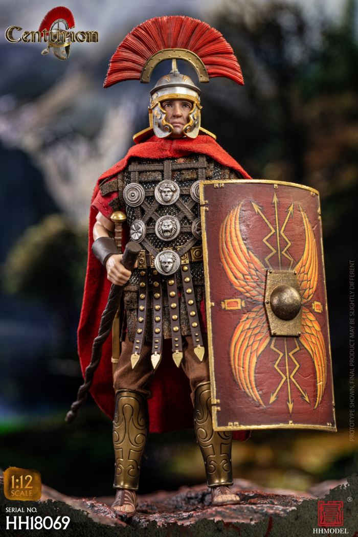 Imperial Legion-Centurion / Roman Camp Flag Bearer / Roman Team Flag Bearer 1/12