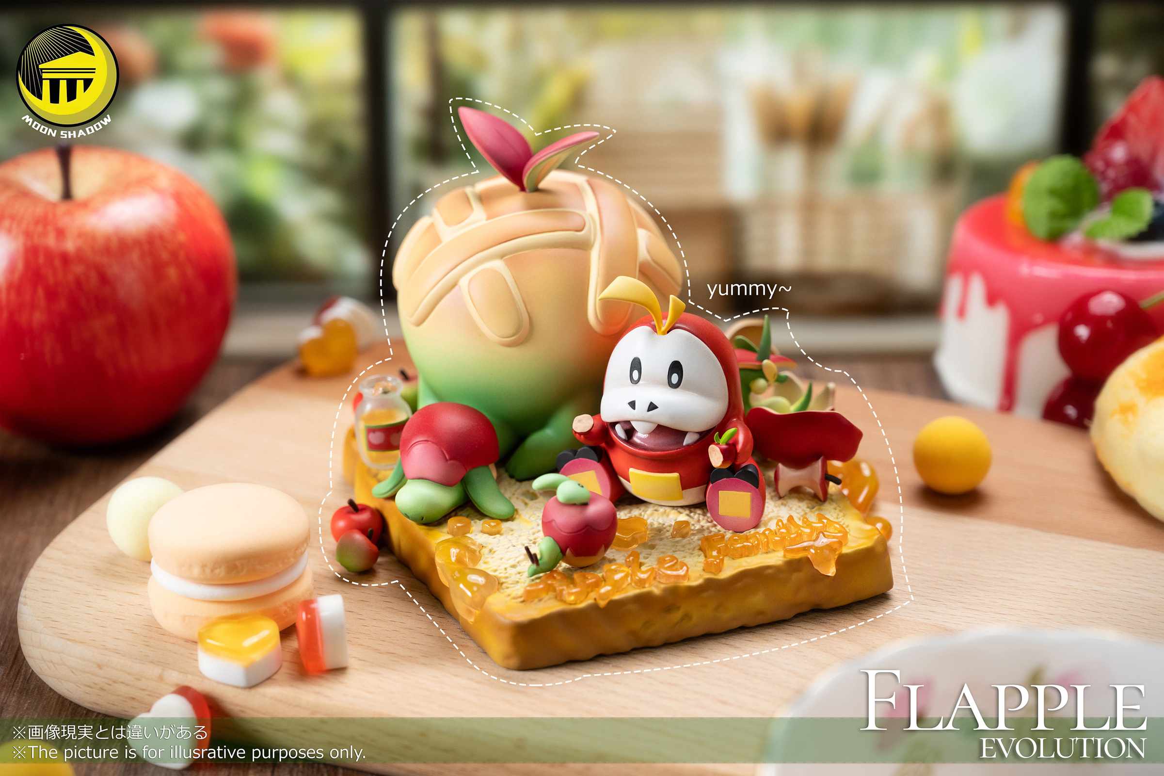 Apple Family Picnic Time Fuecoco & Applin & Flapple & Appletun – Pokemon