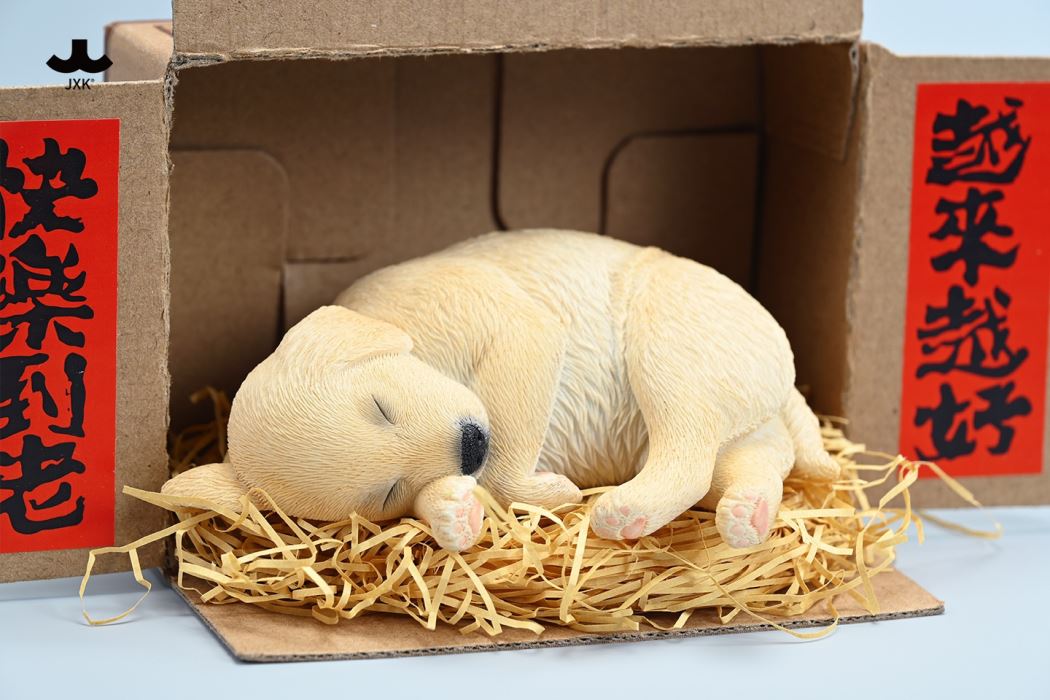 Sleeping Labrador 1/4