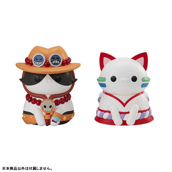 MEGA CAT PROJECT ONE PIECE Nyan tomo Ookina Nyan Piece Nyaan! Portgas D. Ace & Yamato