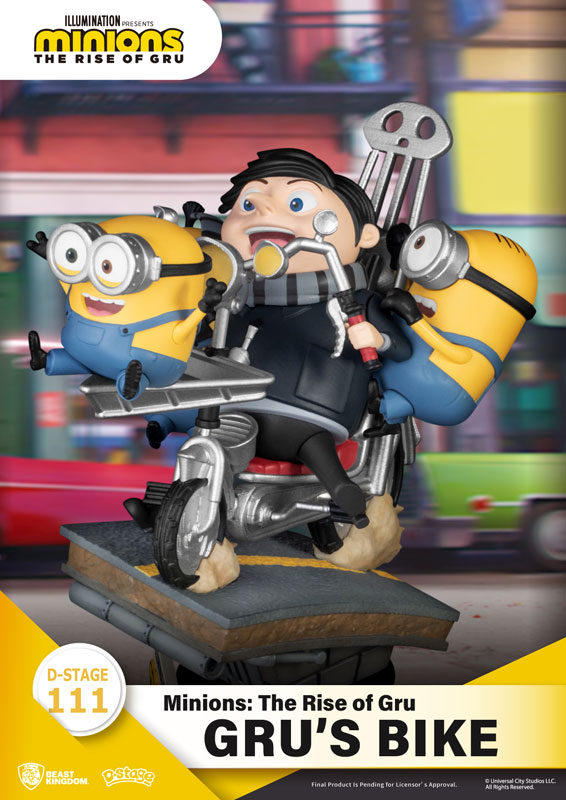 Diorama Stage-111 Minions: The Rise of Gru - Gru's Bike