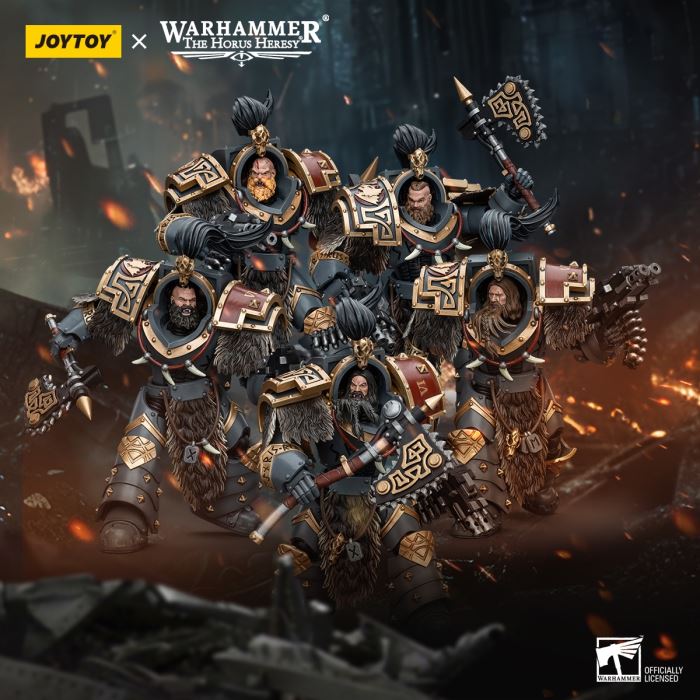 Space Wolves Valazir Wolf Guard Squad 1/18