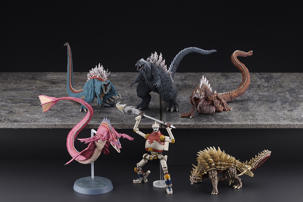 Godzilla Movie Series Doll Set