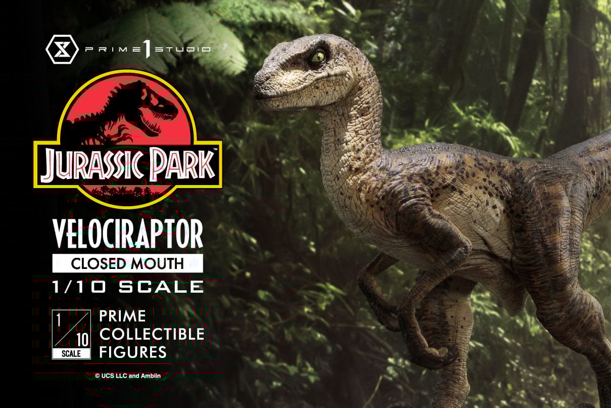 Jurassic Park (Film) Velociraptor Closed Mouth