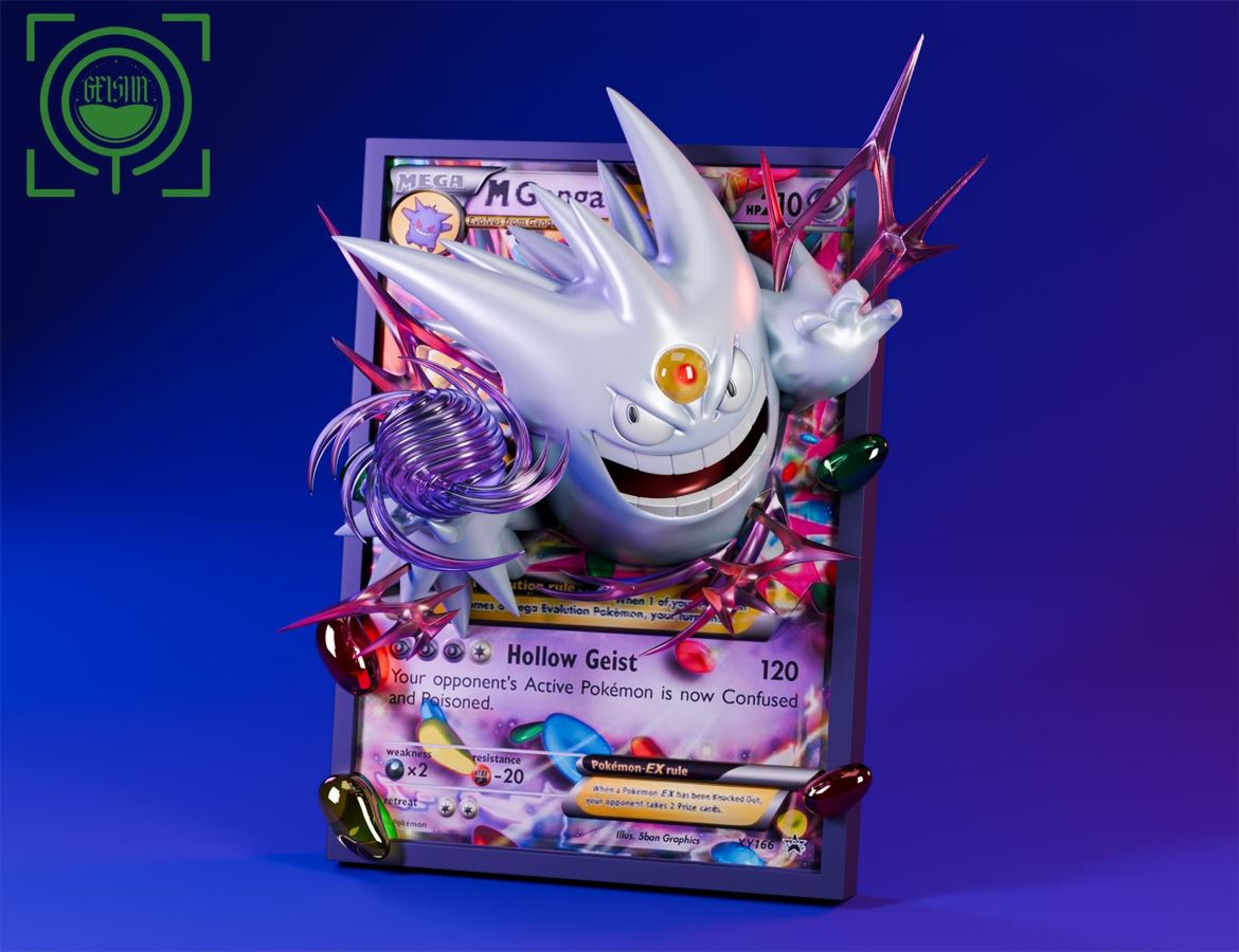Pokemon Cards 3rd Edition White Mega Gengar-EX