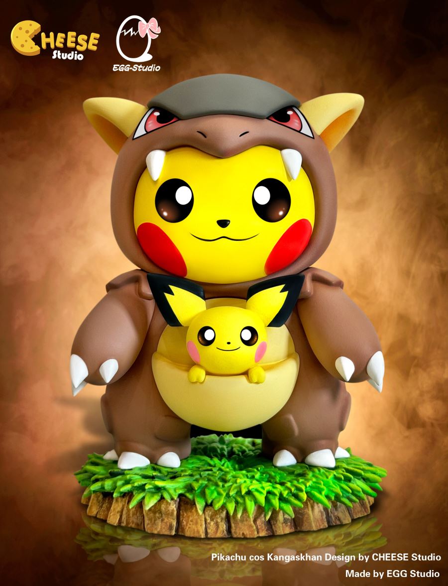 Pikachu cos Kangaskhan - Pokemon