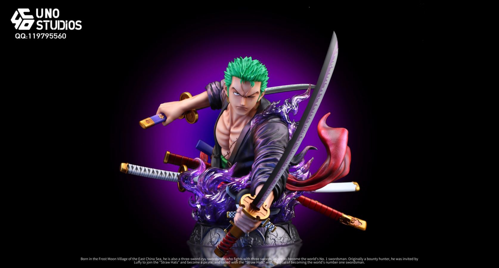 Roronoa Zoro Bust - One Piece 1/4