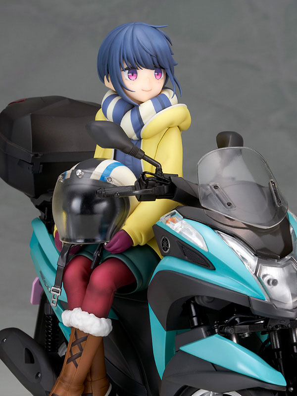 Yuru Camp Rin Shima with Three-wheeled Motorcycle 1/10