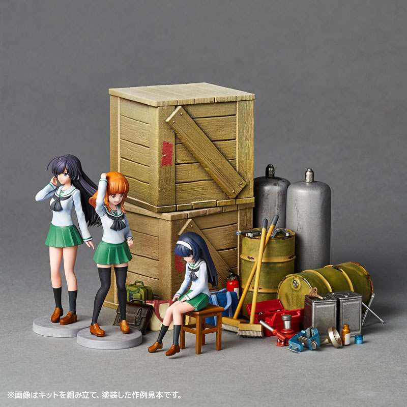ARTPLA Girls und Panzer das Finale Garage Set [B]