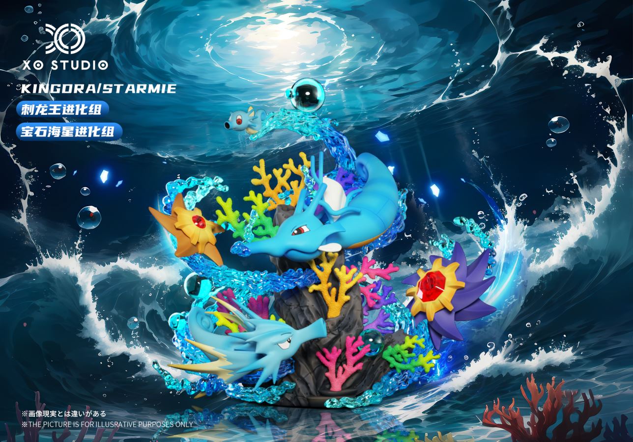 Kingdra & Starmie Evolution Set - Pokemon Scale World 1/20 