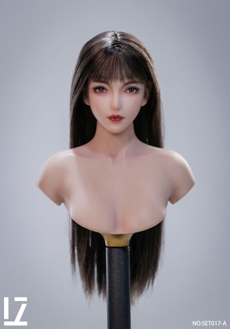 female head sculpture [SET017] 1/6