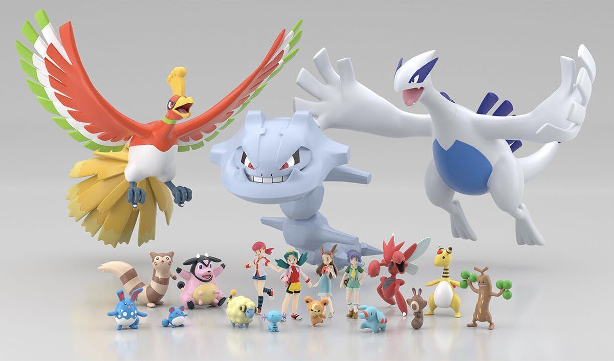 Pokemon Scale World Johto Region Lugia & Ho-oh