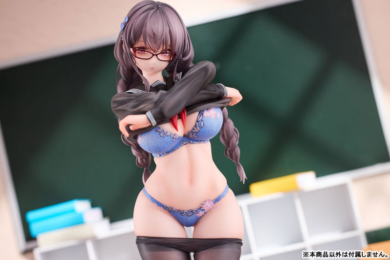 Girl with Glasses Who Don't Want To Take PE Class illustration by Fujiko 1/6