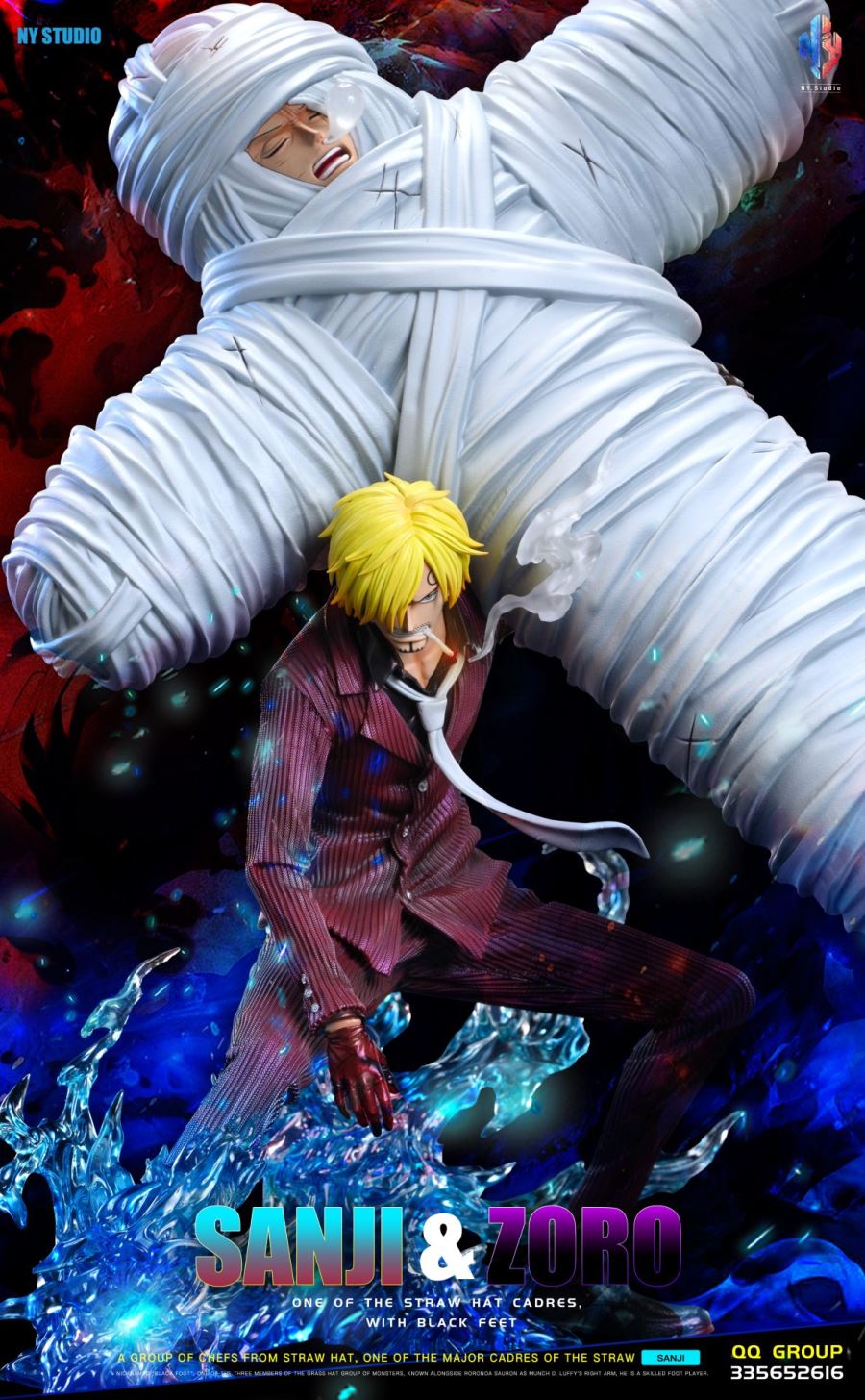 SANJI CARRYING ZORO - One Piece