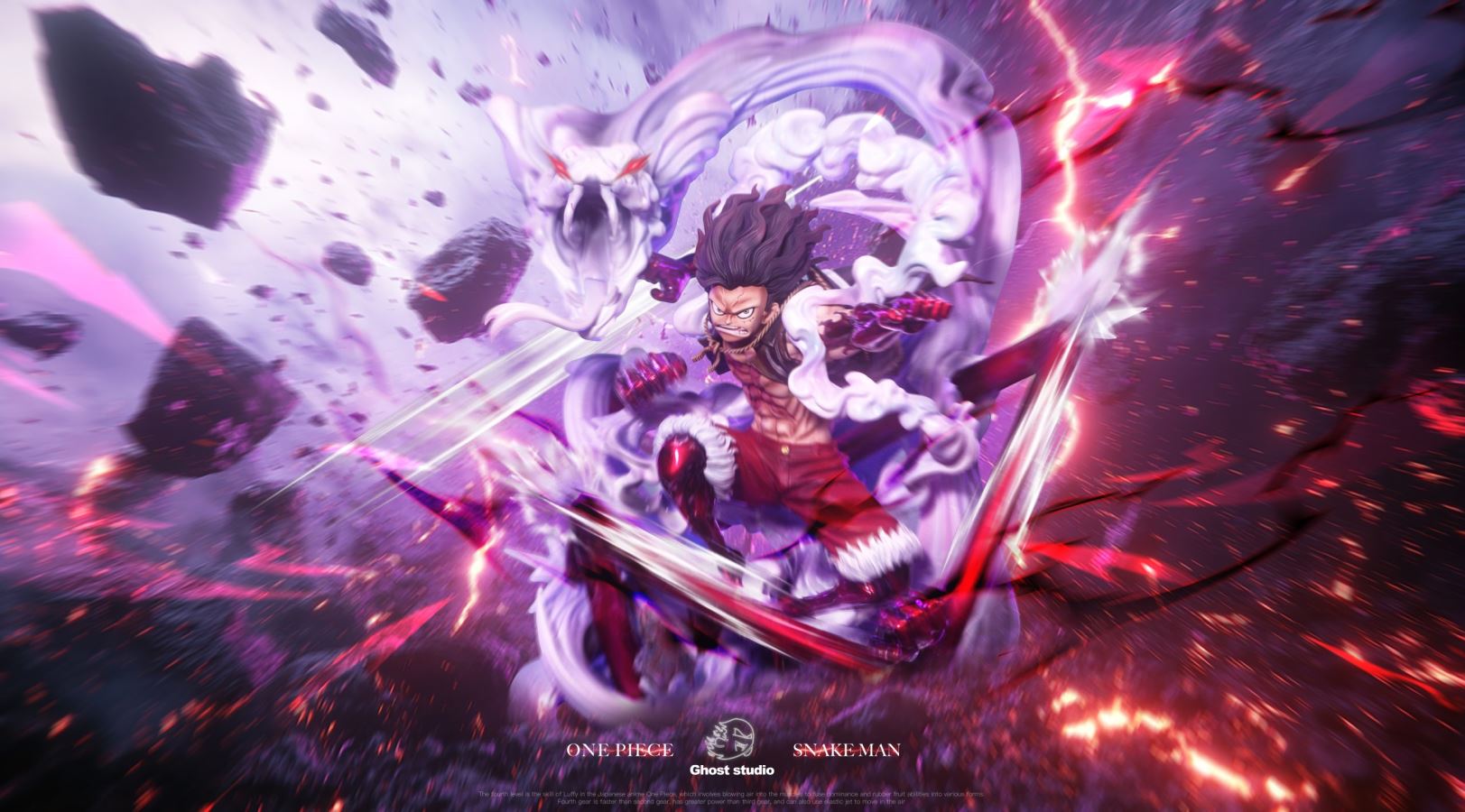 Gear 4 Snake Man Luffy - One Piece