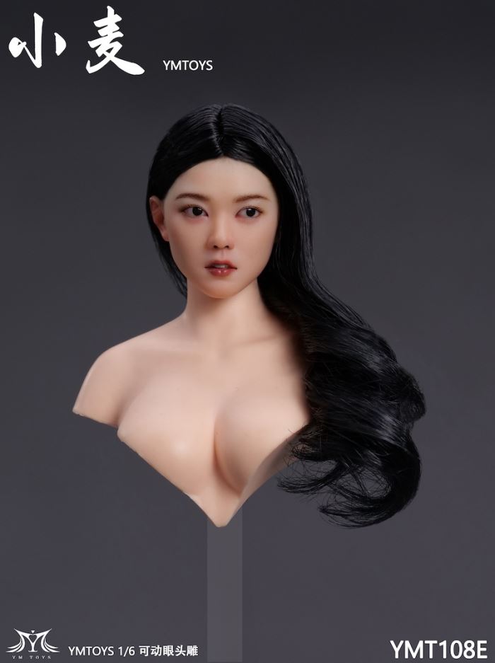 Asian female head sculpt [YMT108] 1/6